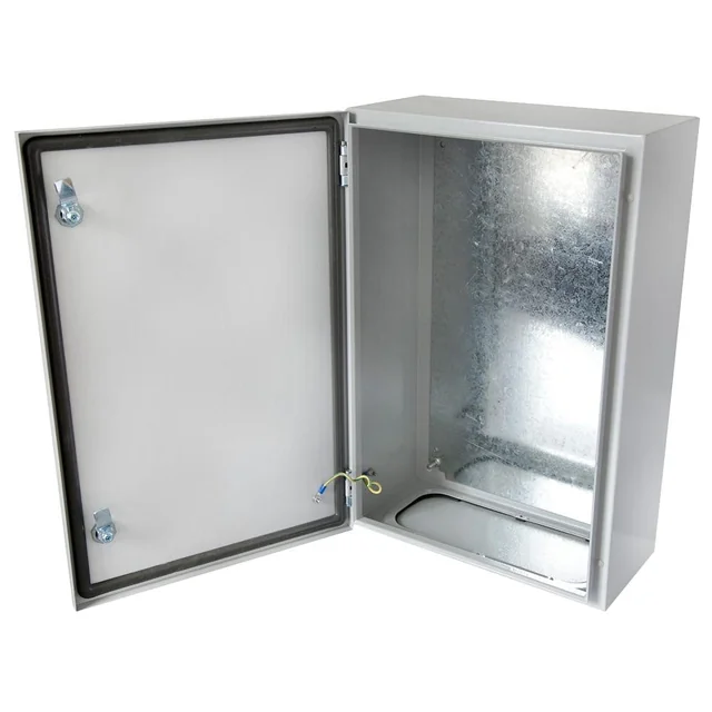 700x500x200mm elektrisk industrimetalpanel med galvaniseret modpanel IP66 1000V 630A elektrostatisk malet