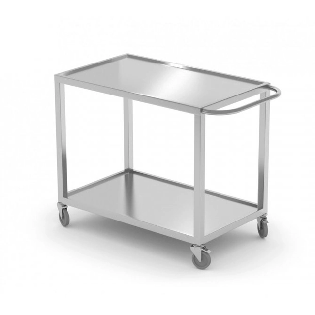 Two-shelf waiter's trolley 1200 x 500 x 850 mm POLGAST 422125 422125