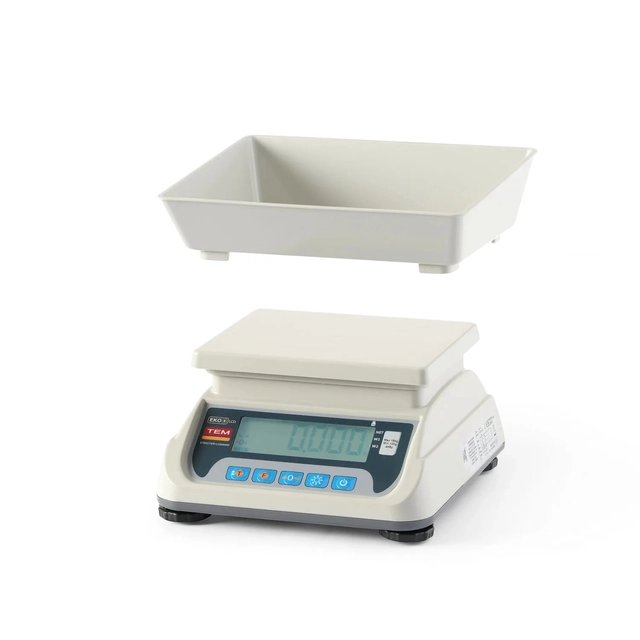 Retail scale range 15kg LCD 3 trays with verification ECO + TEM 255x264x(H)189mm series