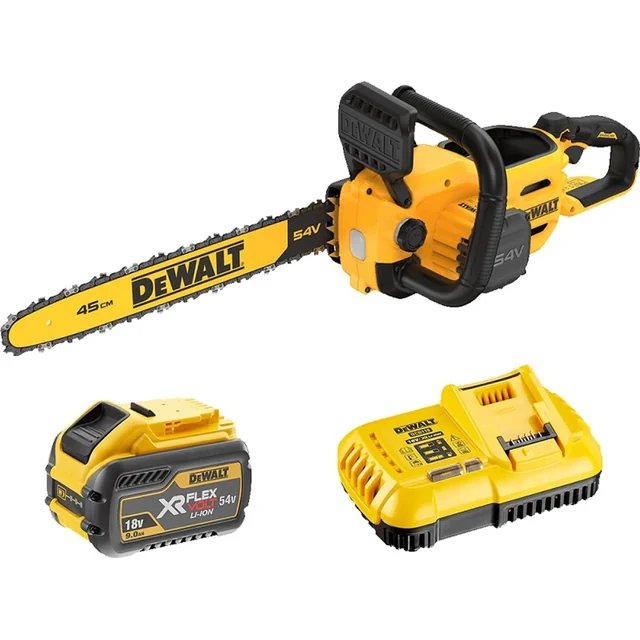 Dewalt chainsaw DEWALT.CHAINSAW 54V 45cm 1x9,0Ah DCMCS574X1