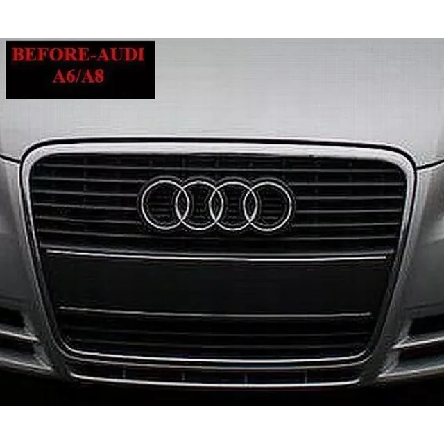 2009-2011 AUDI A6- Chrome strips, chrome grill