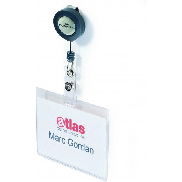 Name tag with a welt 60x90mm length 60cm 10pcs. 813819 DURABLE