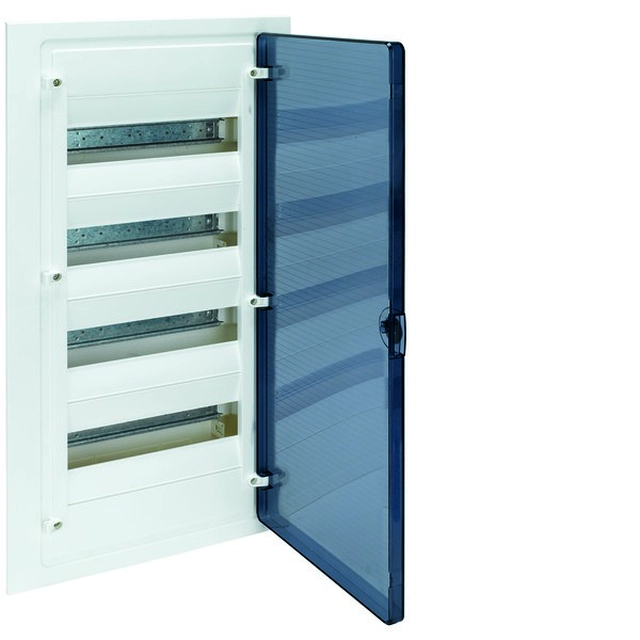 Golf flush-mounted switchgear IP40, transparent door,48 modular