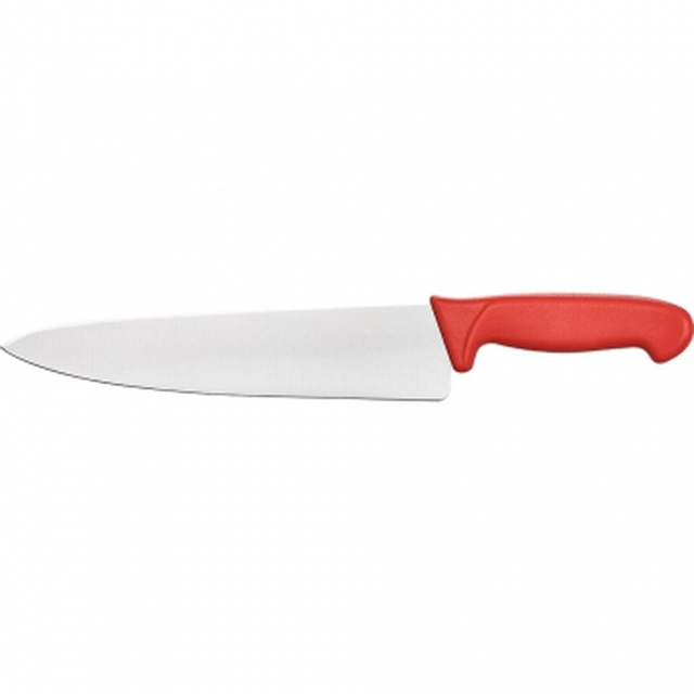 200 mm kitchen knife blade, Premium Red handle