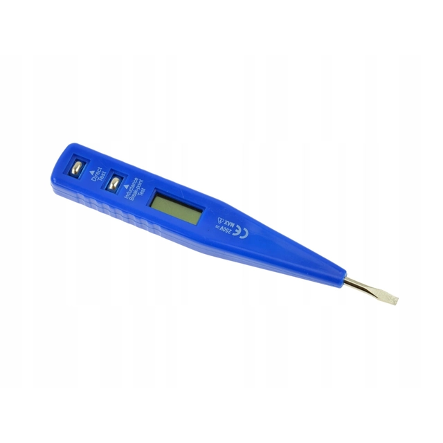 LCD voltage tester 3x135 mm 10-250V Geko