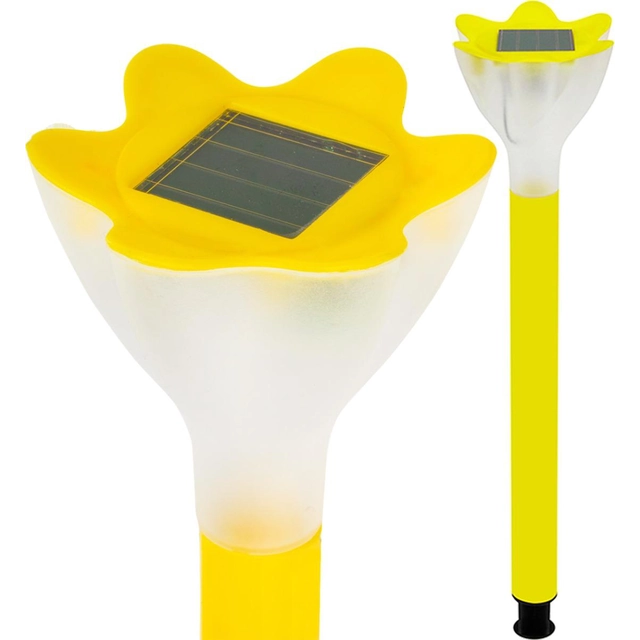 7516 Garden light LED solar plug-in TULIPANEK yellow Polux SANELE0014K