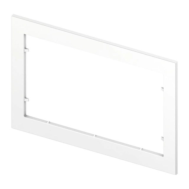TECEnow spacer frame, plastic, matt chrome 9240412