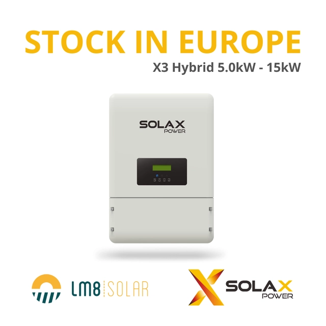 SolaX X3-Hybrid-15 kW, Buy inverter in Europe
