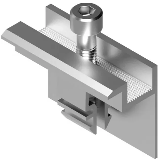 End clamp 40mm Length: 50mm on CLICK