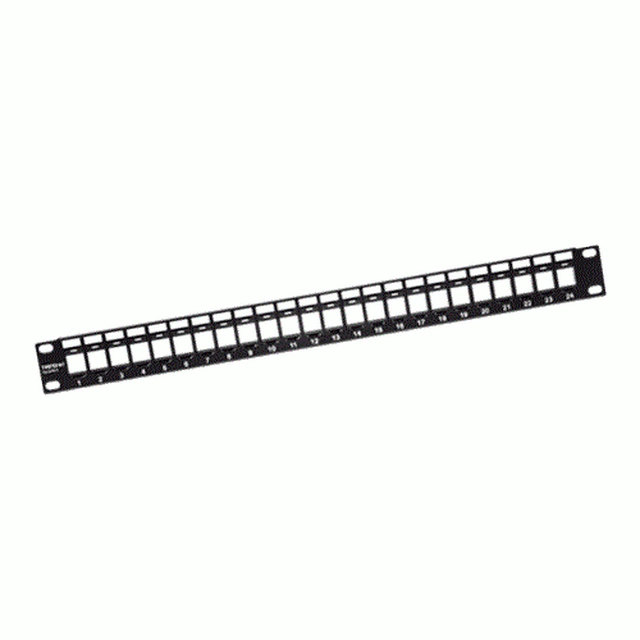 Patch Panel 24 blank keystone ports 1U - TRENDnet TC-KP24