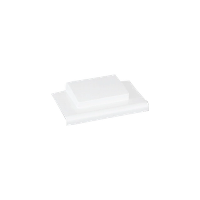 Tee for wall duct Kontakt-Simon TKA107/9 Plastic Untreated Pure white
