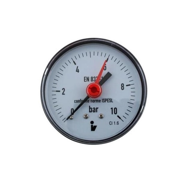 Druckluft Manometer 0-10 bar 0-140 psi Ø 40mm versch Messbereiche NEU 