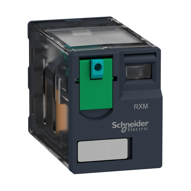 Switching relay Schneider Electric RXM2AB1ED Plug-in connection AC/DC Polarity free Mono stable Double contact