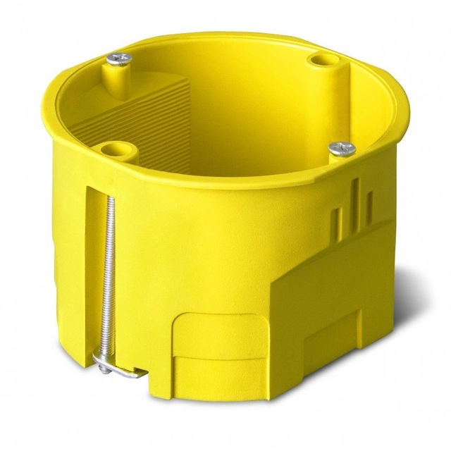 Flush-mounted box PK-60f , for plasterboard walls, self-extinguishing