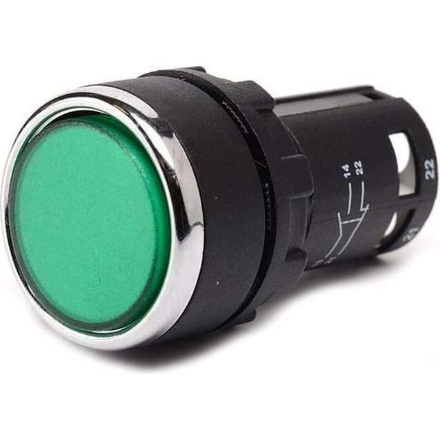 Emas Monobloc control button green (T0-MB100DY)