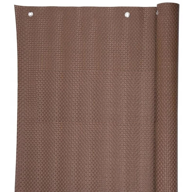 BALCONY FENCE COVER 3X 0.9M BROWN UV