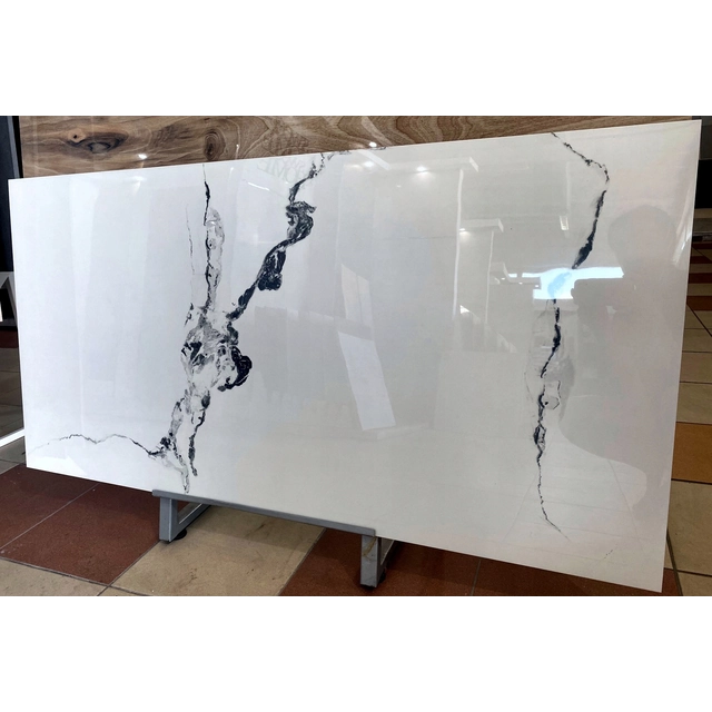 POLISHED WHITE MARBLE 120x60 HIGH GLOSS g.I