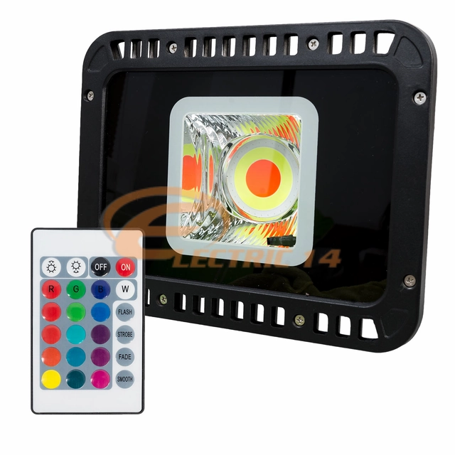 50W RGB / 7070 LED PROJECTOR WITH REMOTE CONTROL
