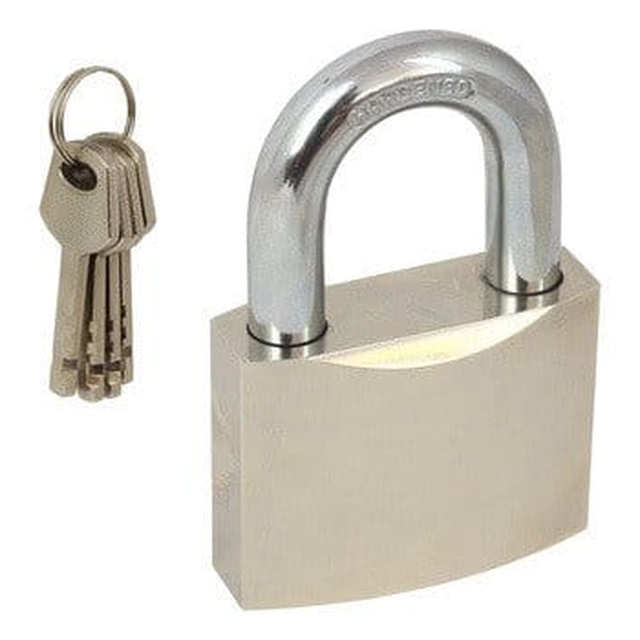 HOMER reinforced satin padlock 30 mm Domino