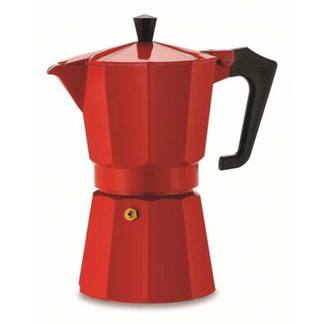Ghidini 1362V Italexpress red coffee maker for 6 people