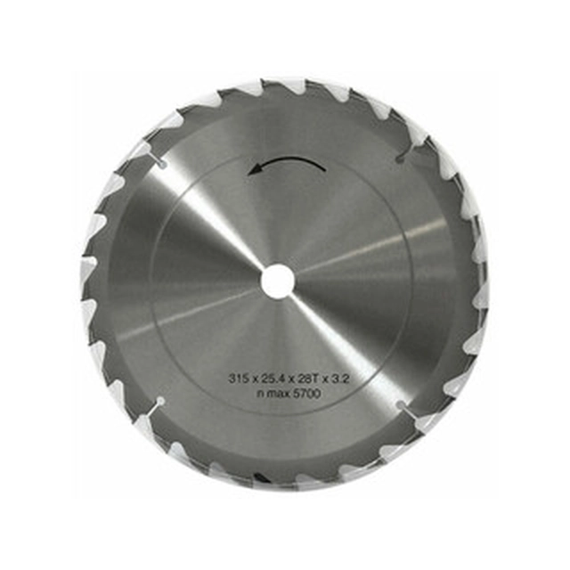 IMER Widia circular saw blade (D = 315, Z = 28) for H110 table circular saw
