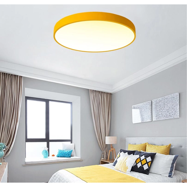 LEDsviti Yellow designer LED panel 400mm 24W warm white (9811)