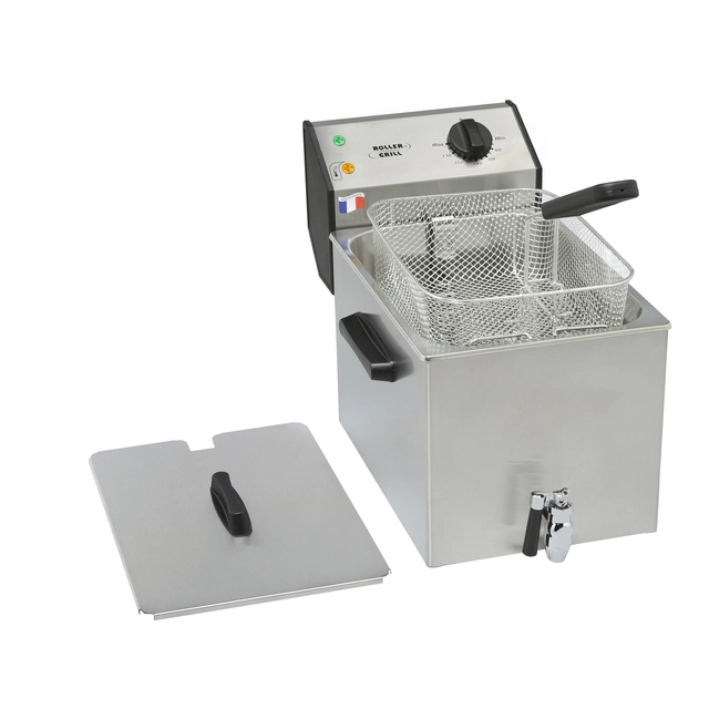 8 l adjustable fryer with tap