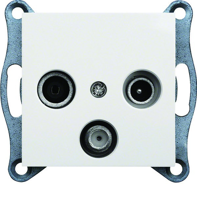 LUMINA Standard RTV-SAT socket, white