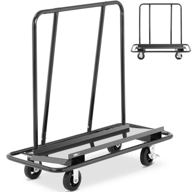 Storage trolley for transporting boards up to 500 kg