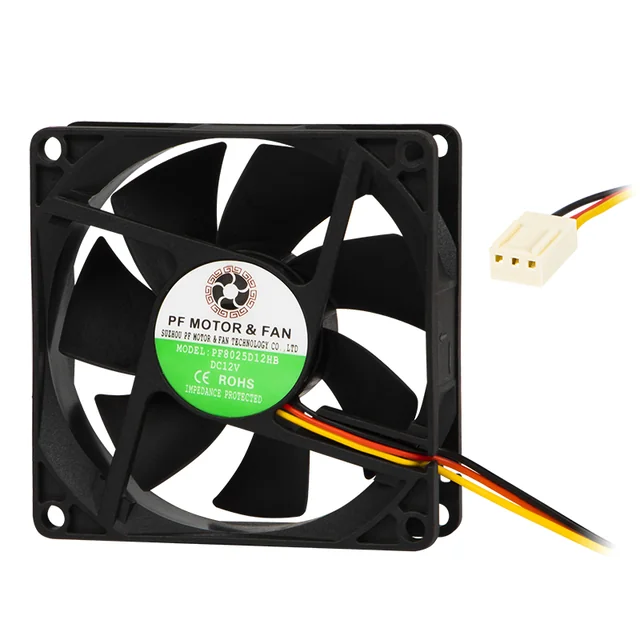 80x25 12V 8025D12 ball fan