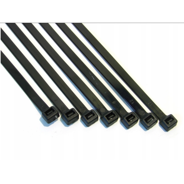 CABLE TIE TT XL BLACK 400X9.0 -50SZT AMP