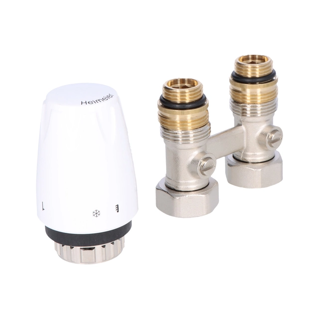 Thermostatic set with DX head M30x1,5 , straight Vekotrim valve G3/4-1/2