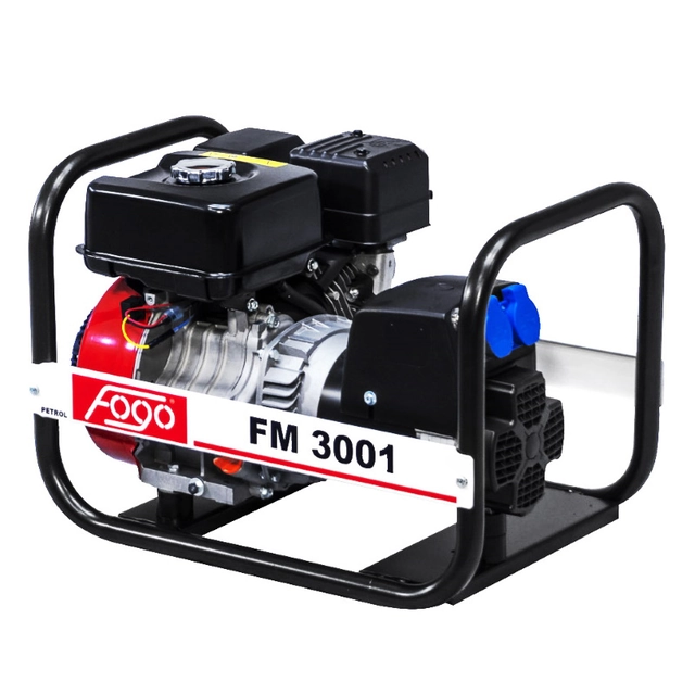 FOGO power generator FM3001, 2,7KW, rated 2,4KW, MITSUBISHI,38KG, 10,4A