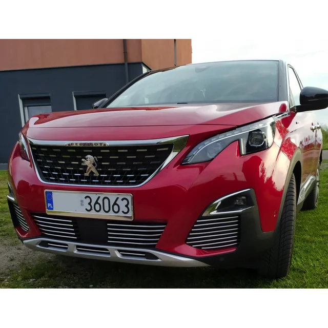 PEUGEOT 3008 II - CHROME GRILL strips, dummy Tuning