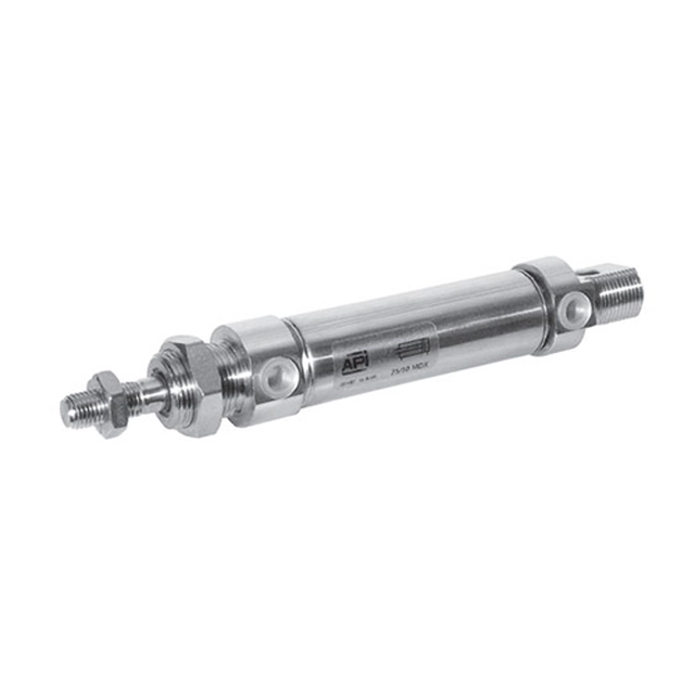 A.P.I.Stainless steel cylinders MDX 16mm Cylinder stroke: 320 mm