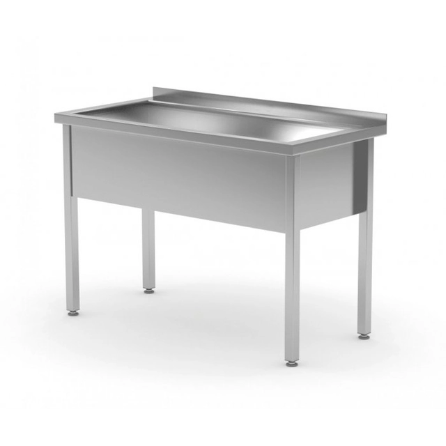 Table with a single-chamber pool - chamber height h = 300 mm 600 x 700 x 850/300 mm POLGAST 205067/3 205067/3