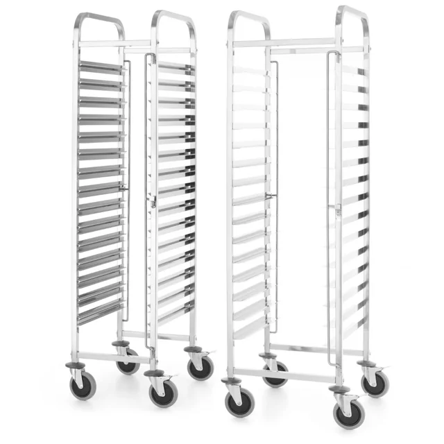 Trolley for transporting 15x GN 1/1 containers - Kitchen Line
