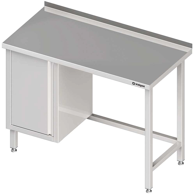 Wall table with cabinet (L), without shelf 1200x700x850 mm