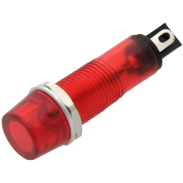 Neon INDICATOR 9mm (red) 230V 1 pcs