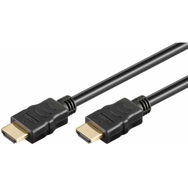 Cable HDMI2.0 with ethernet 19p male - HDMI 19p gold male OFC 7.5m, Well