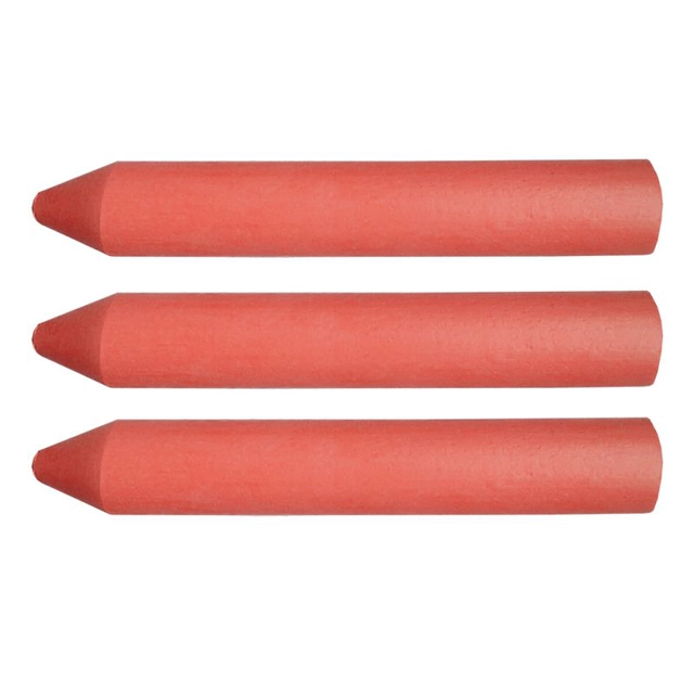 RED PERMANENT TECHNICAL CHALK 5SZT