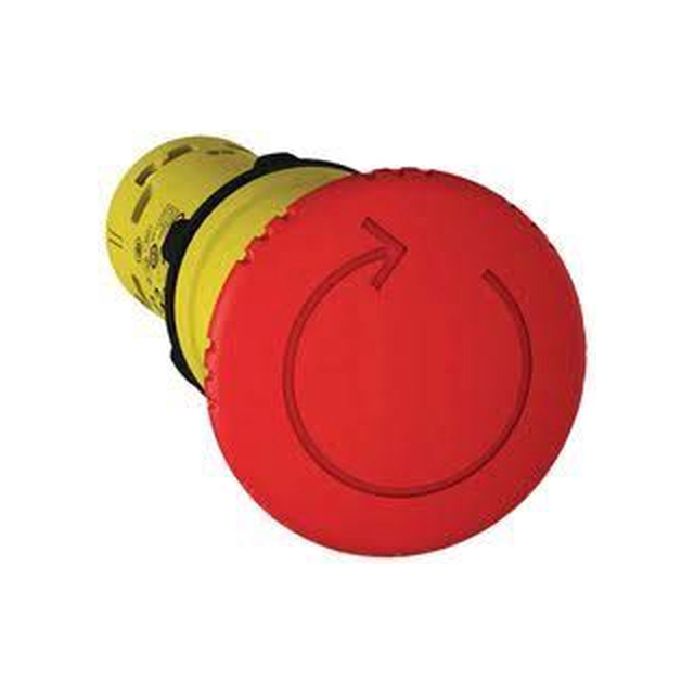 Schneider Electric Safety button 22mm 1Z/1R IP65 by turning (XB7NS8445)