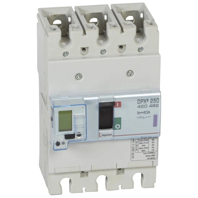 Power circuit-breaker for trafo/generator/installation protection Legrand 420462 Screw connection Built-in device fixed built-in technique Front side Toggle IP30