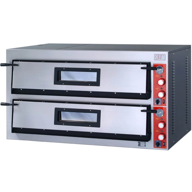 Pizza oven GGF F-Line 2 levels 12x36 cm | Stalgast 781702
