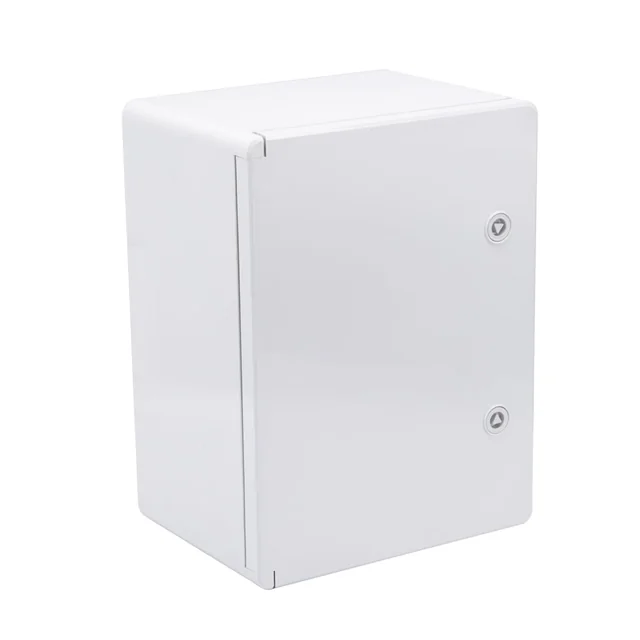 Electrical panel 400x300x220mm with UV-resistant counter-panel IP65 IK10 without halogen