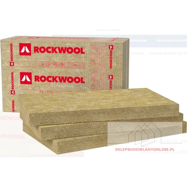 Rockmin 75mm rock wool, lambda 0.039 W/mK, package = 7.32 m2 ROCKWOOL