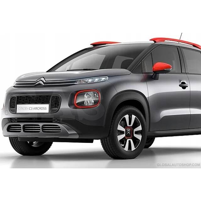 Citroen C3 Aircross - Chrome Strips Grill Chrome Dummy Bumper Tuning