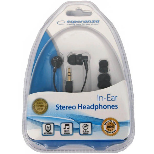 ESPERANZA headphones 1.2 m 3.5 mm plug