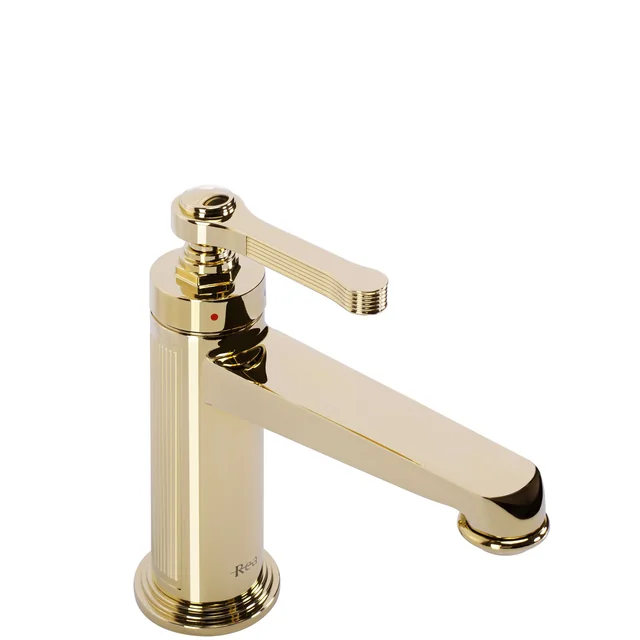 REA Monaco Gold Low Washbasin Faucet