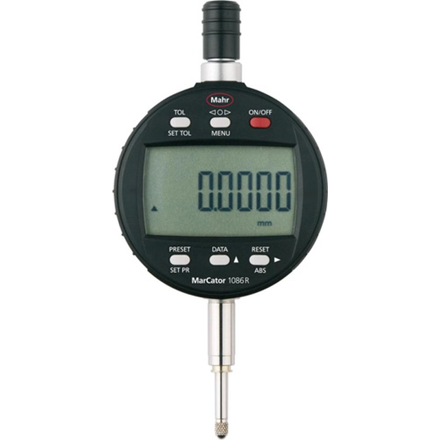 Digital measuring clock with 50 mm tolerance indicator, reading 0.0005 mm